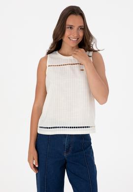 Kadın Krem Tişört - 50300747014