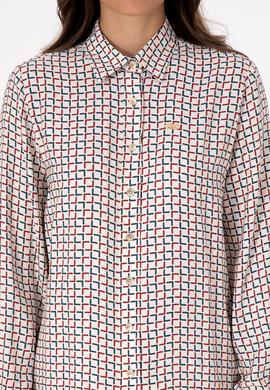 Kadın Krem Uzun Kollu Gömlek - 50308651012