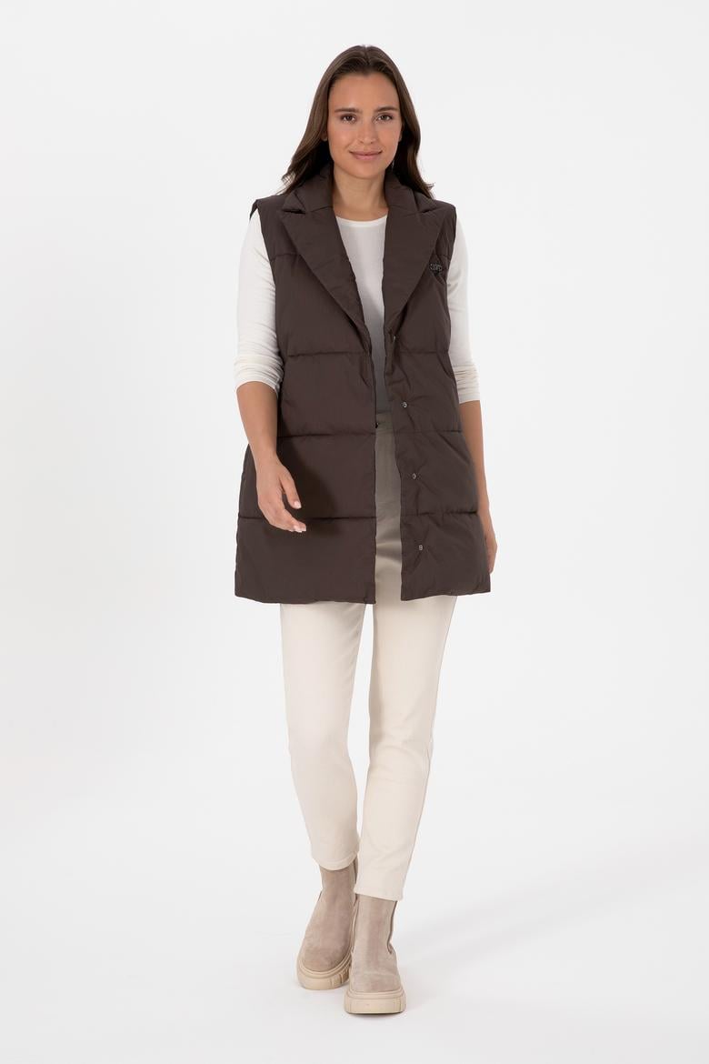 Kadın Koyu Kahverengi Yelek - 50308605007