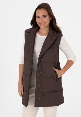 Kadın Koyu Kahverengi Yelek - 50308605007