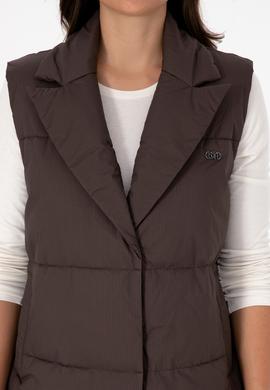 Kadın Koyu Kahverengi Yelek - 50308605007