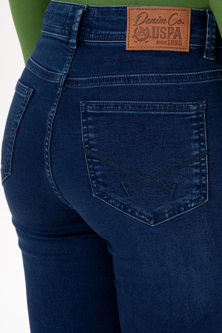Kadın Koyu Mavi Toohpick Fit Jean Pantolon - 50307785012