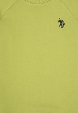 Erkek Çocuk Fıstık Yeşili Basic Bisiklet Yaka Sweatshirt - 50313832142