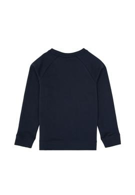 Erkek Çocuk Açık Lacivert Basic Bisiklet Yaka Sweatshirt - 50313832022