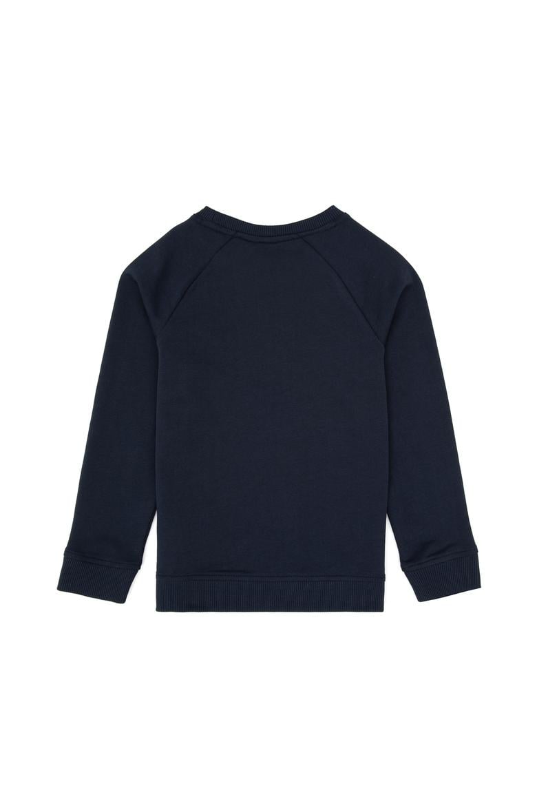 Erkek Çocuk Açık Lacivert Basic Bisiklet Yaka Sweatshirt - 50313832022