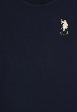 Erkek Çocuk Açık Lacivert Basic Bisiklet Yaka Sweatshirt - 50314002089