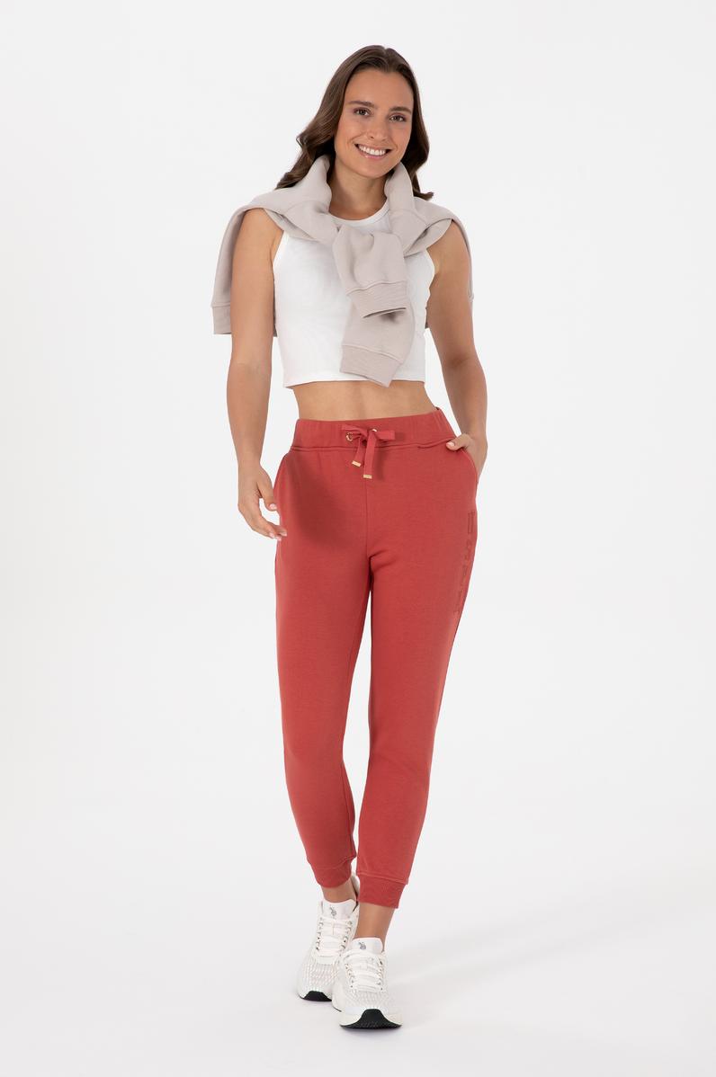 Kadın Kiremit Jogger Eşofman Altı