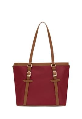 Kadın Bordo Kapitone Kol Çantası - 50315176003