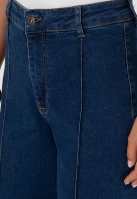 Kadın Mavi Flaire High Waist Fit Jean Pantolon - 50316581004