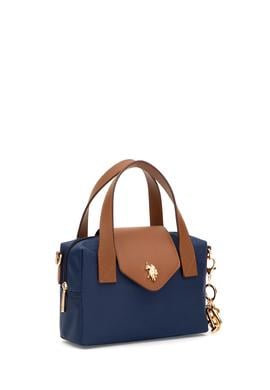 Kadın Lacivert Kapitone Çapraz Çanta - 50317772004