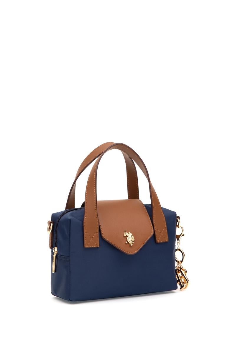 Kadın Lacivert Kapitone Çapraz Çanta - 50317772004