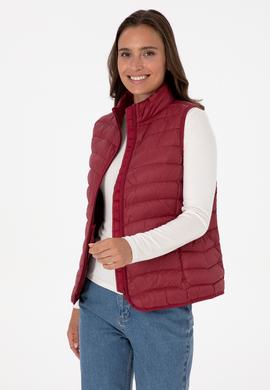 Kadın Koyu Frambuaz Yelek - 50308083057