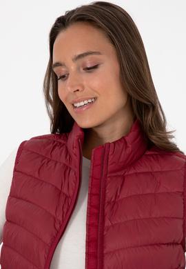 Kadın Koyu Frambuaz Yelek - 50308083057