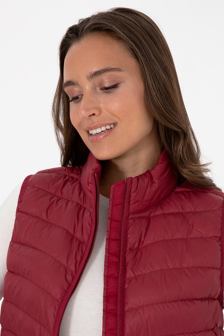 Kadın Koyu Frambuaz Yelek - 50308083057