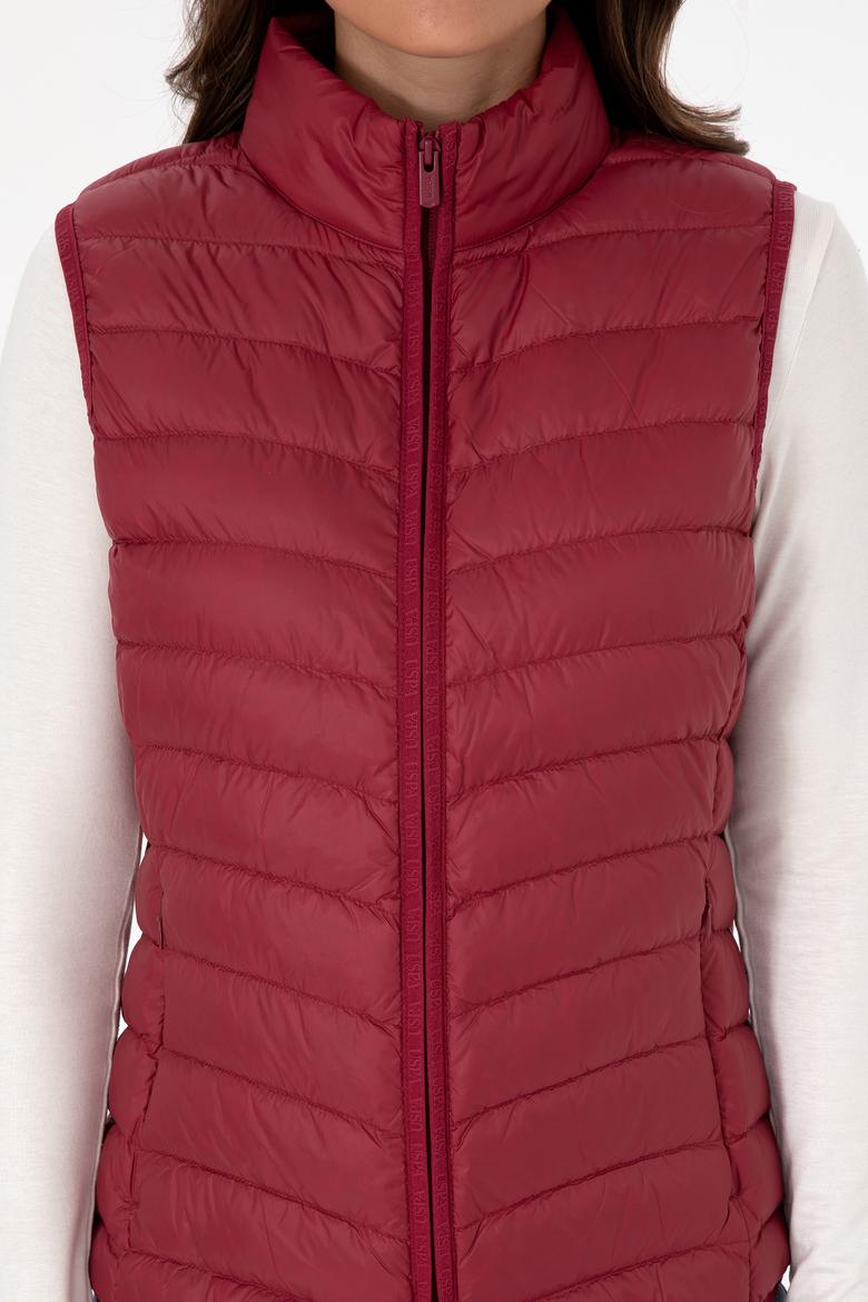 Kadın Koyu Frambuaz Yelek - 50308083057