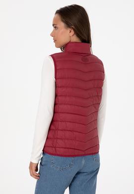 Kadın Koyu Frambuaz Yelek - 50308083057