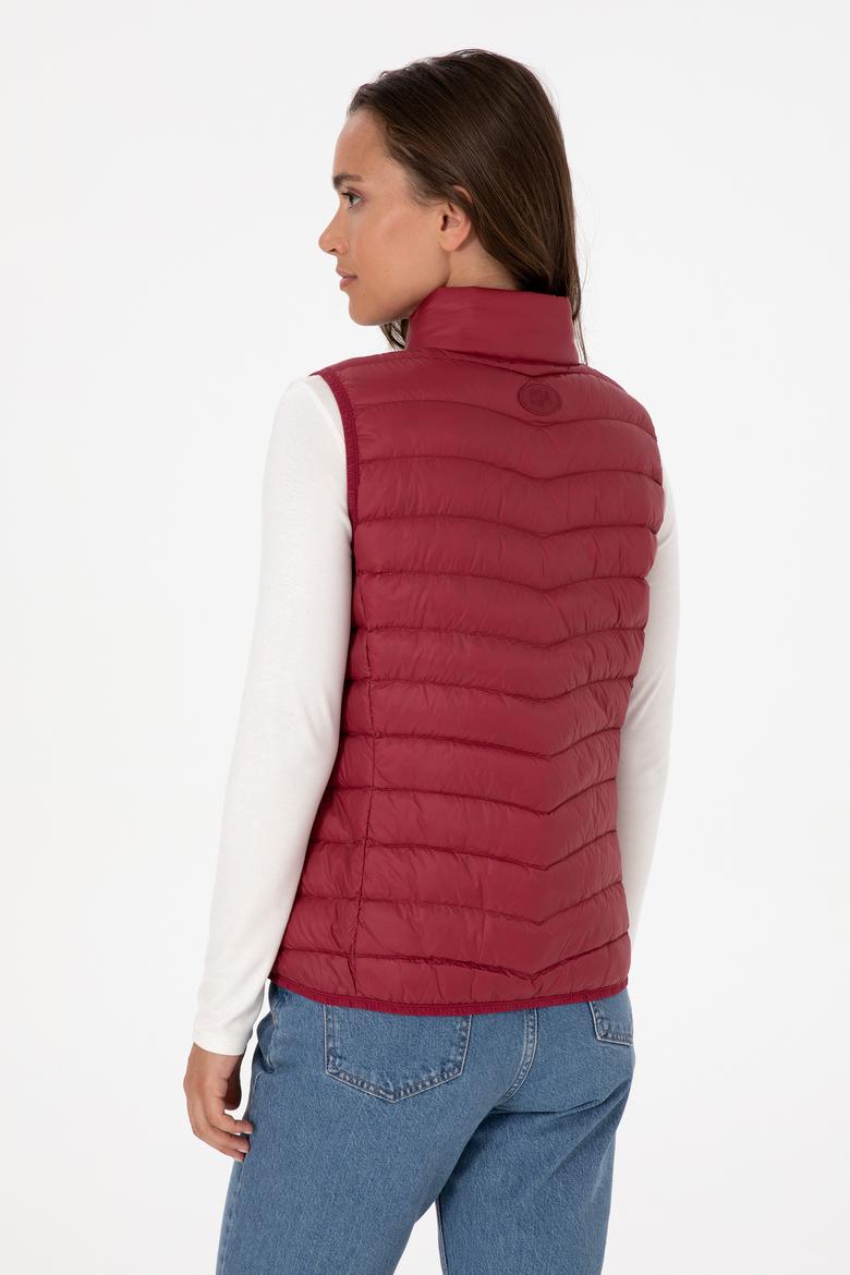 Kadın Koyu Frambuaz Yelek - 50308083057