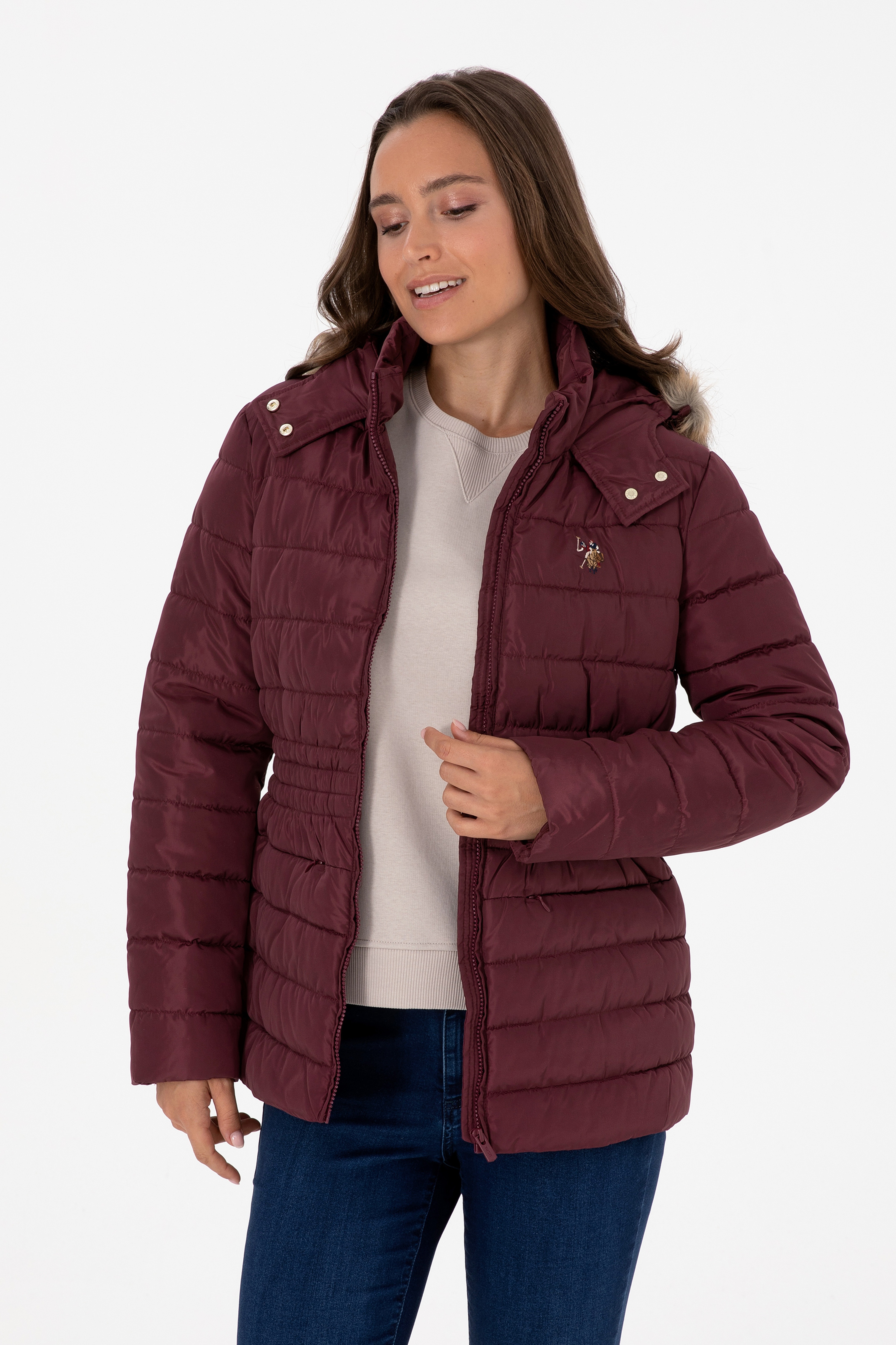 Kadın Bordo Mont - Image 3