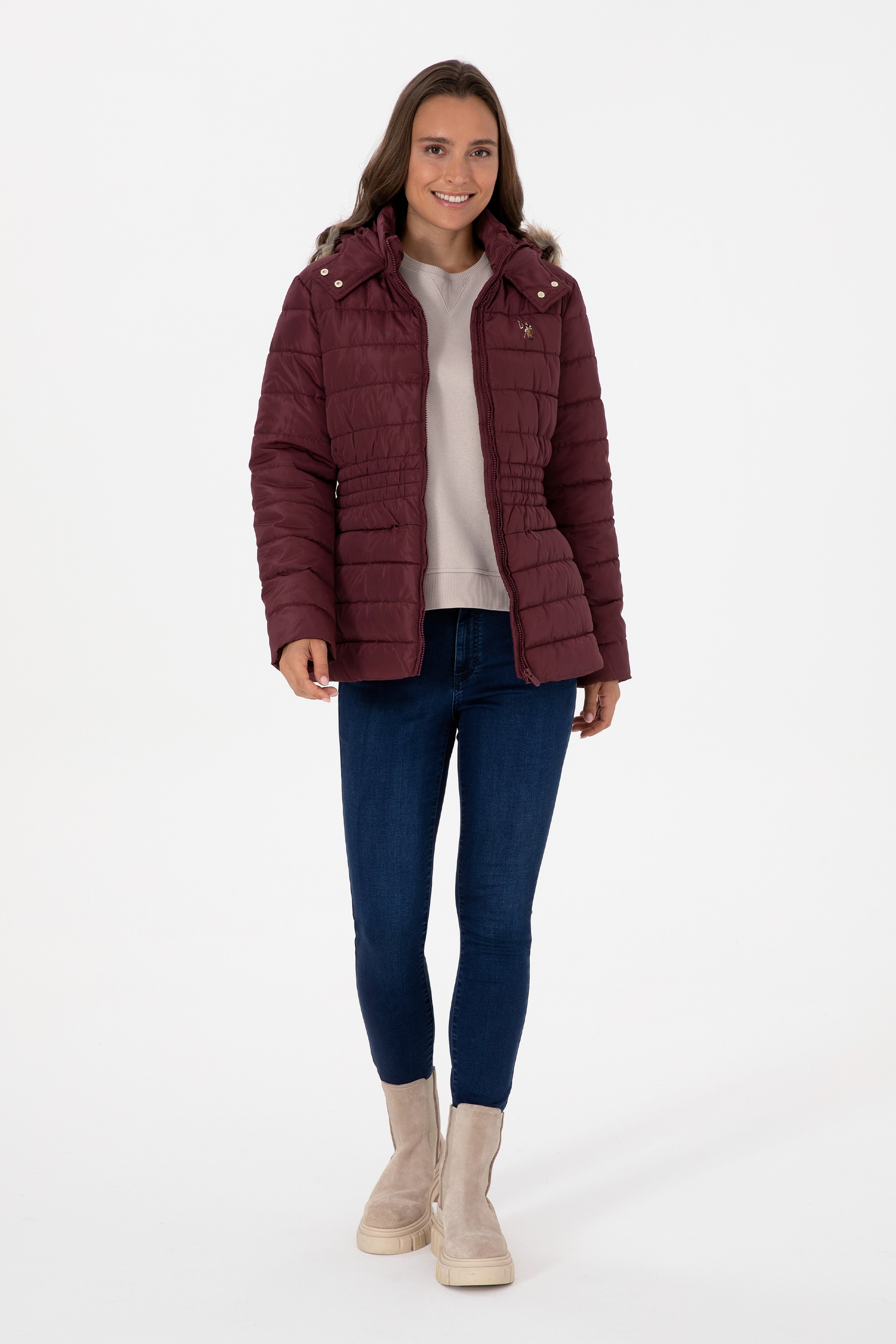 Kadın Bordo Mont - Image 4