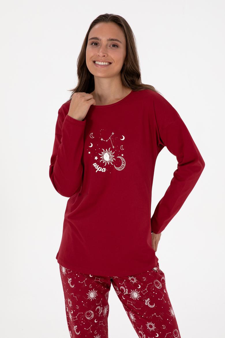 Kadın Bordo Pijama Takımı - 50318919003