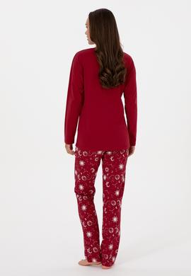 Kadın Bordo Pijama Takımı - 50318919003