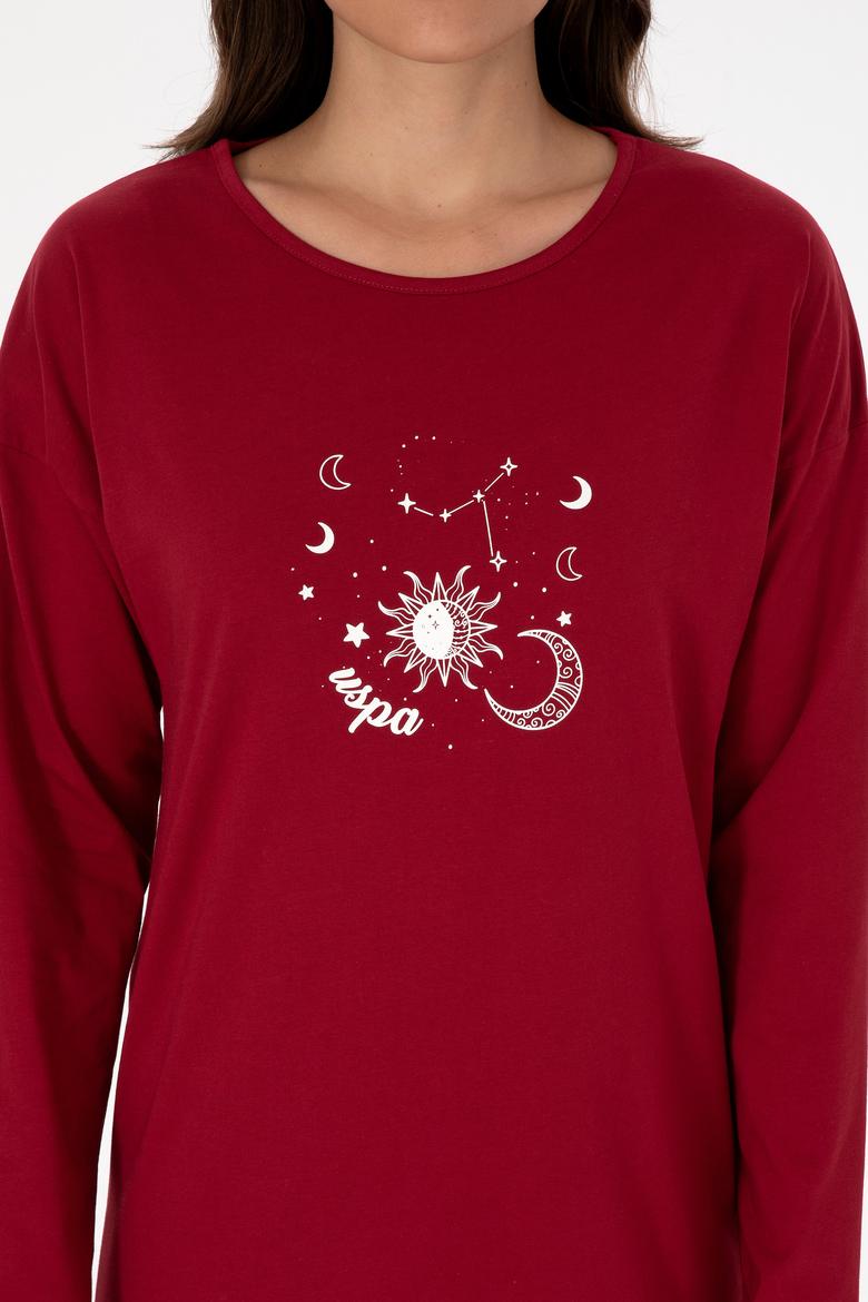 Kadın Bordo Pijama Takımı - 50318919003