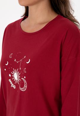 Kadın Bordo Pijama Takımı - 50318919003