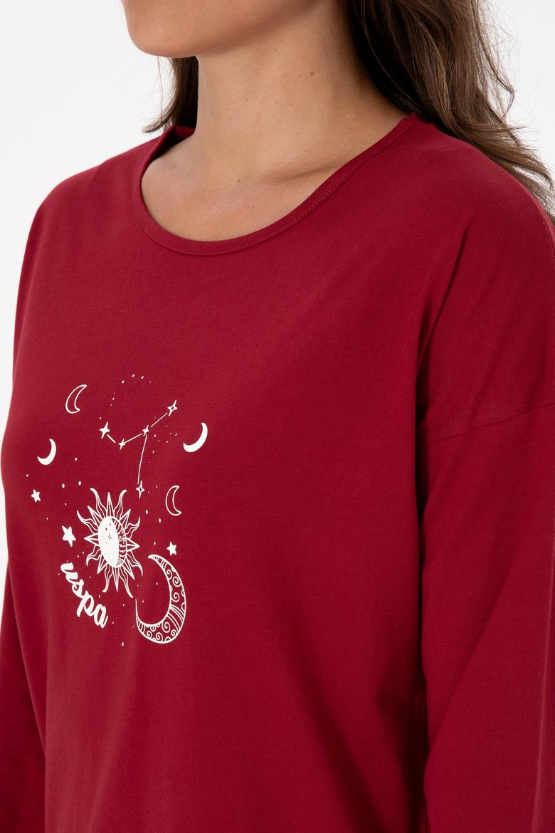 Kadın Bordo Pijama Takımı - 50318919003