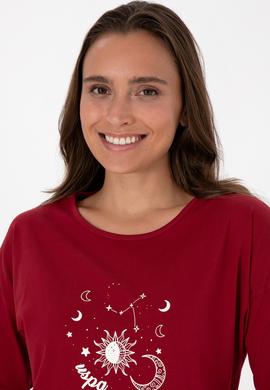 Kadın Bordo Pijama Takımı - 50318919003