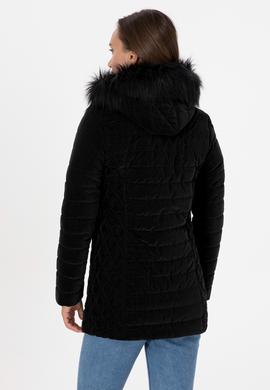 Kadın Siyah Deri Ceket - 50317317006