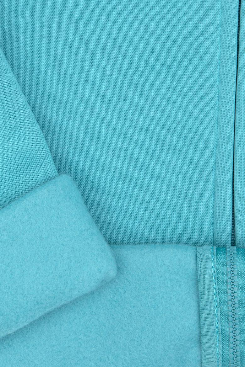 Erkek Çocuk Mint Örme Fermuarlı Kapüşonlu Hırka - 50313852076