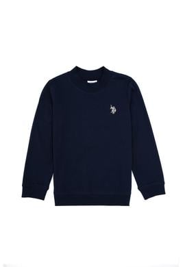 Erkek Çocuk Lacivert Basic Bisiklet Yaka Sweatshirt - 50314971009
