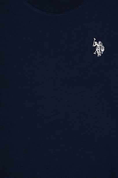 Erkek Çocuk Lacivert Basic Bisiklet Yaka Sweatshirt