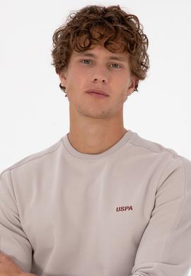 Erkek Regular Fit Bisiklet Yaka Taş Sweatshirt - 50315598019