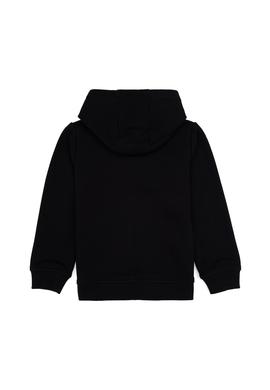 Erkek Çocuk Siyah Fermuarlı Kapüşonlu Sweatshirt - 50316706017