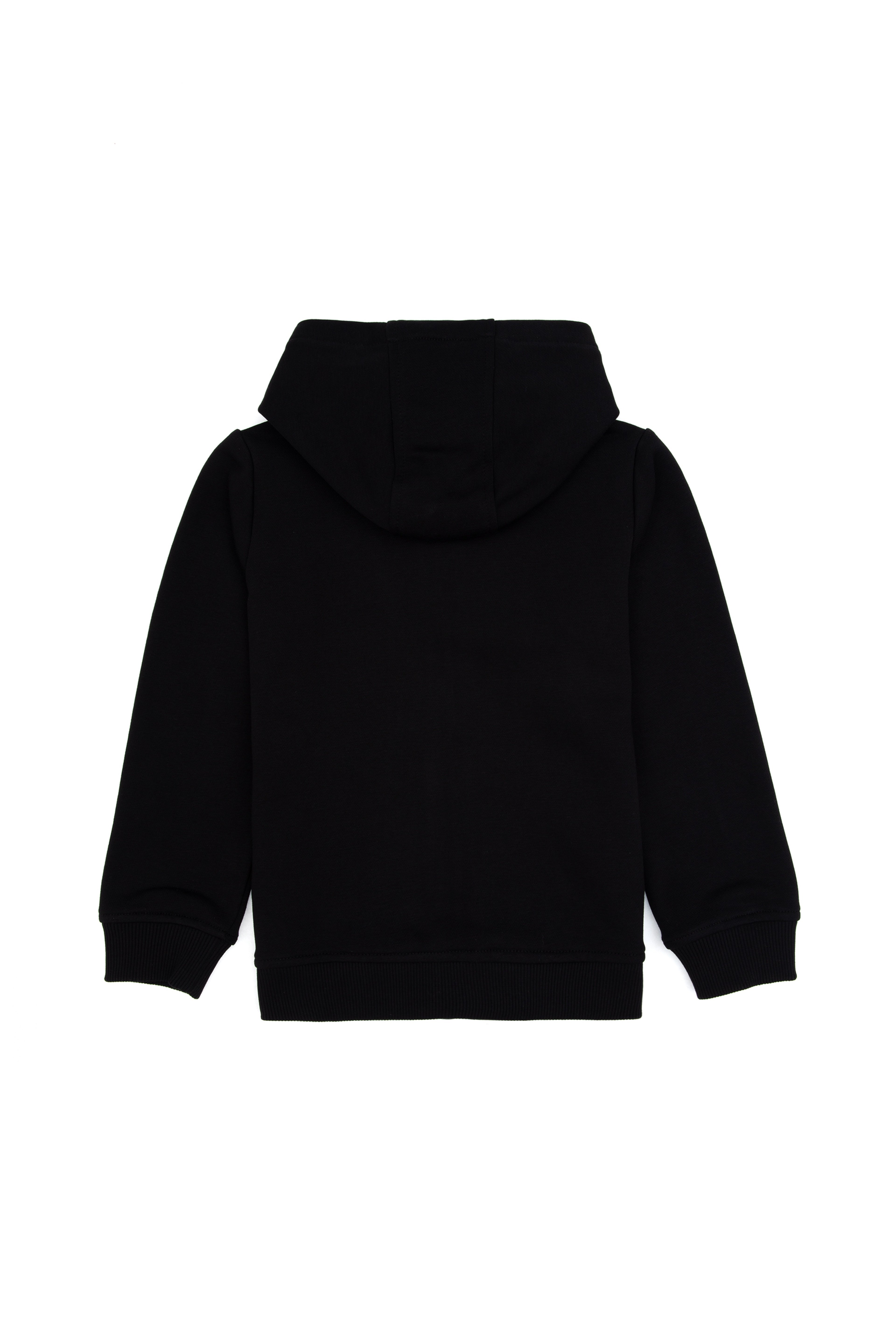 Erkek Çocuk Siyah Fermuarlı Kapüşonlu Sweatshirt