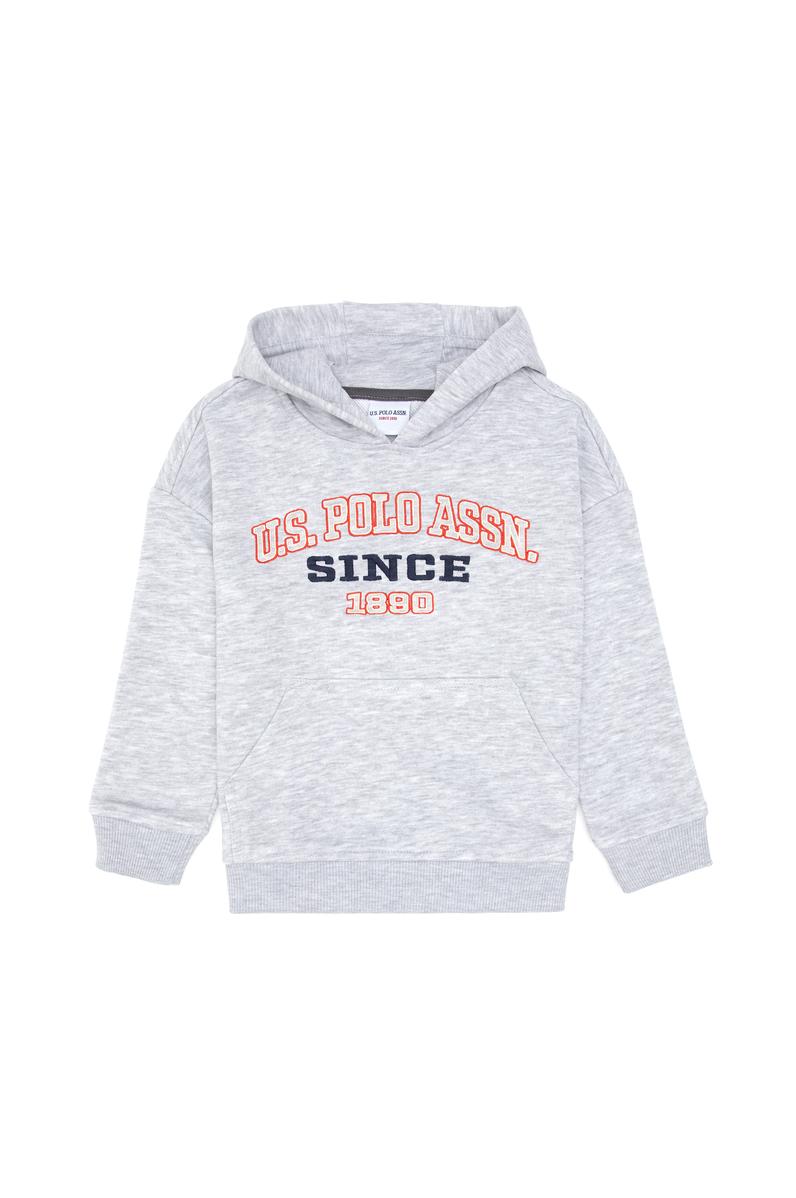 Erkek Çocuk Açık Gri Melanj Sweatshirt