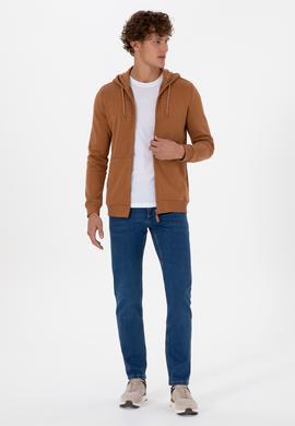 Erkek Camel Örme Hırka - 50313719126