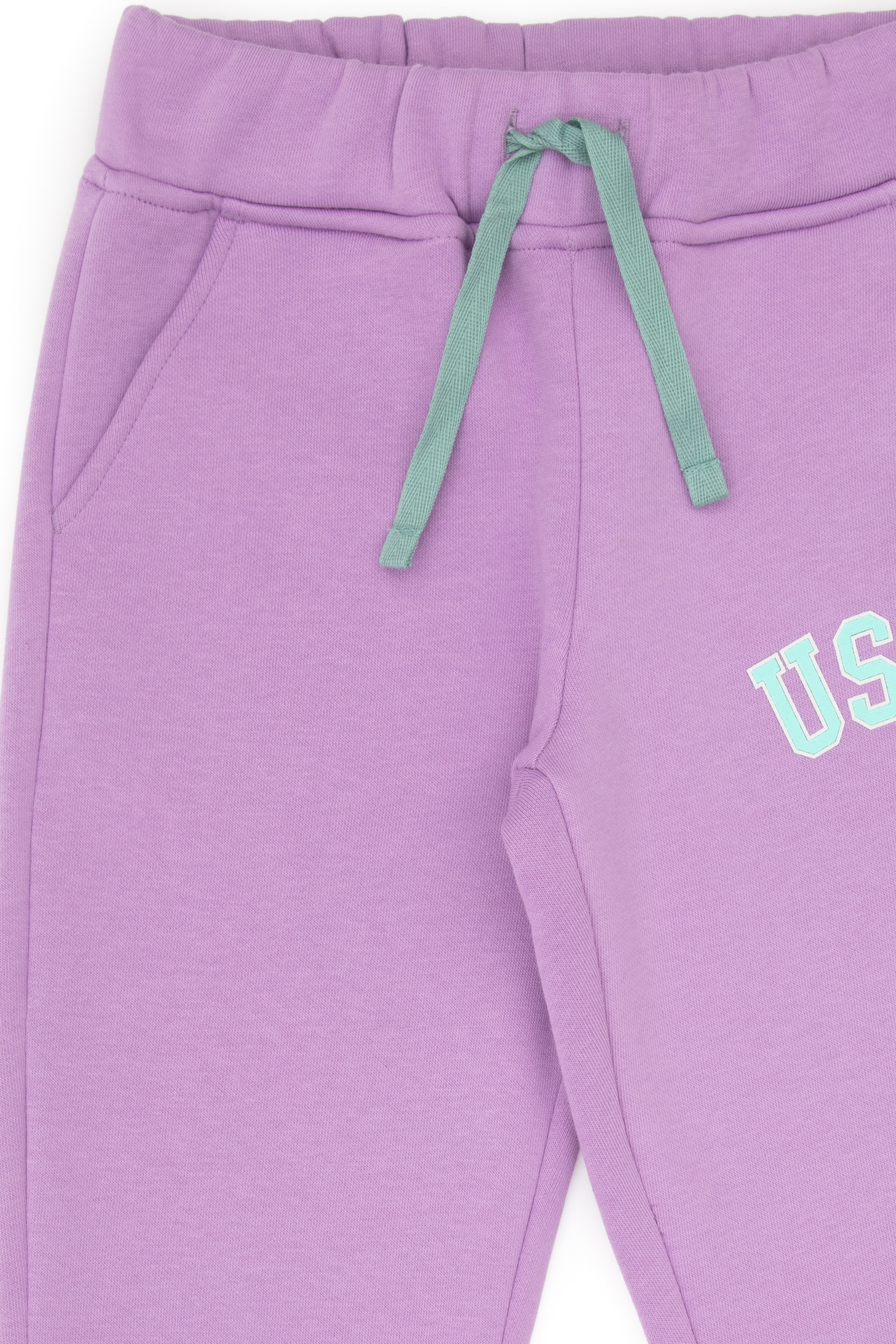 Kız Çocuk Lila Şardonlu Jogger Eşofman Altı