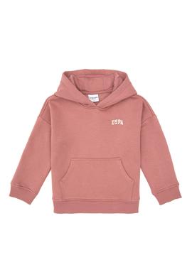 Kız Çocuk Orkide Kapüşonlu Şardonlu Basic Sweatshirt - 50314304022