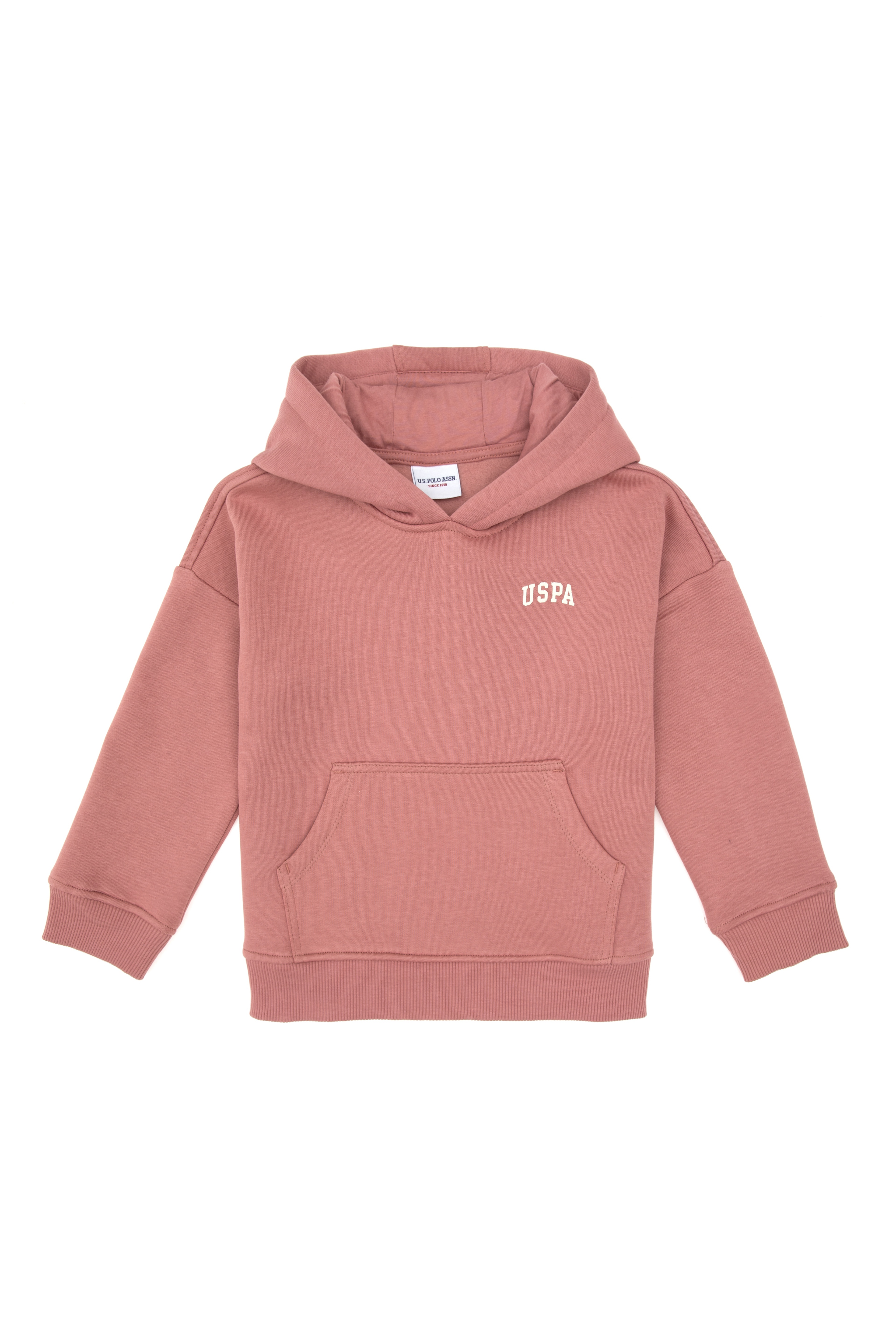 Kız Çocuk Orkide Kapüşonlu Şardonlu Basic Sweatshirt - Image 5