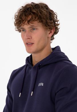 Erkek Regular Fit Kapüşonlu Şardonlu Mürdüm Basic Sweatshirt - 50315582276