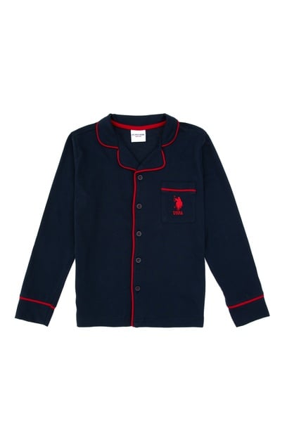 Erkek Çocuk Lacivert Pijama Takımı