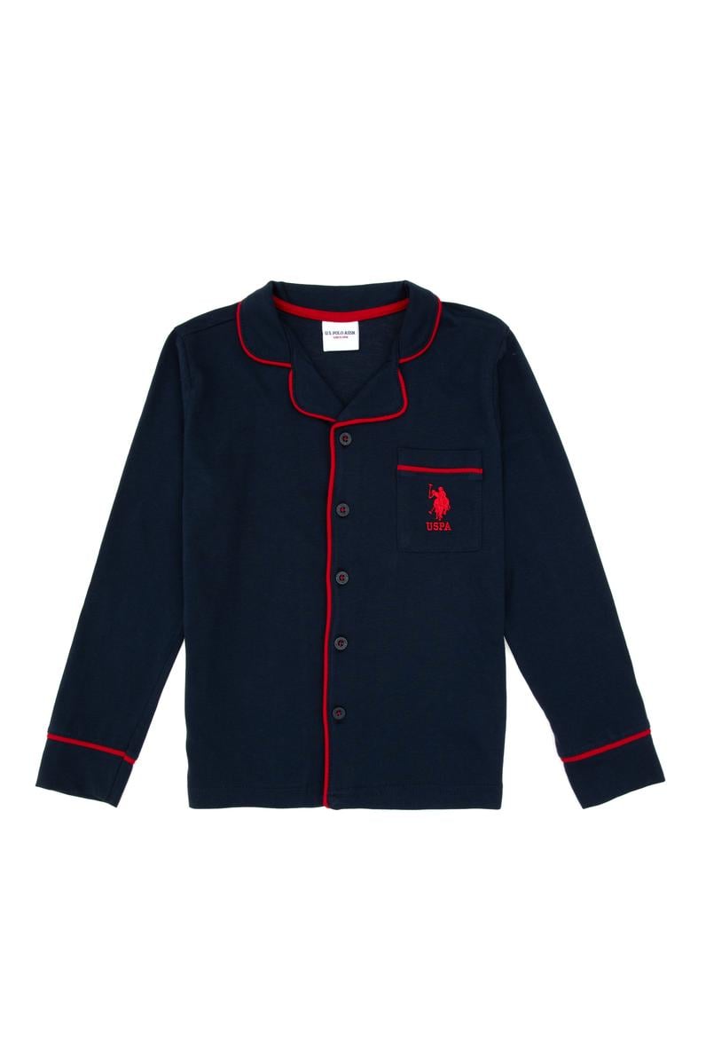 Erkek Çocuk Lacivert Pijama Takımı