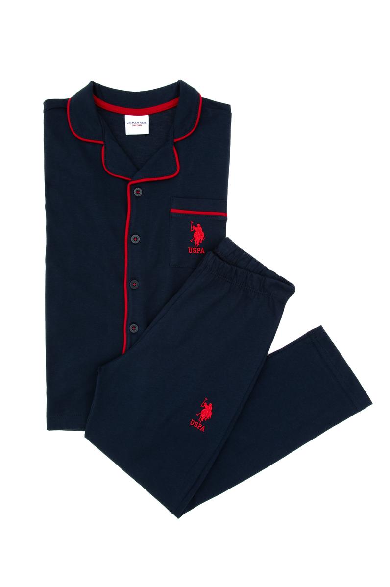 Erkek Çocuk Lacivert Pijama Takımı