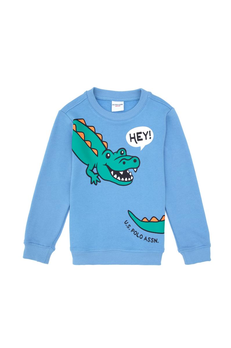 Erkek Çocuk Açık Mavi Sweatshirt