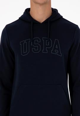 Erkek Regular Fit Kapüşonlu Lacivert Basic Sweatshirt - 50315663011