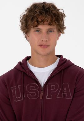 Erkek Bordo Örme Hırka - 50313719101