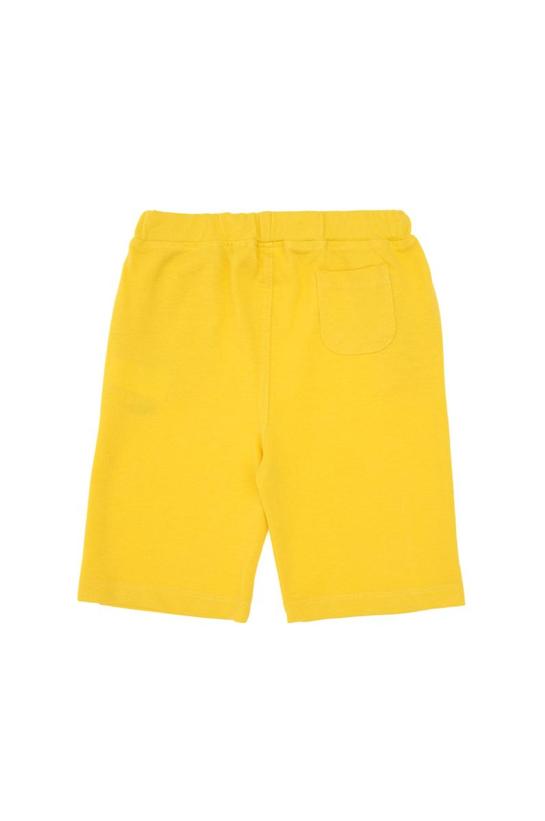 Erkek Bebek Sarı Örme Şort