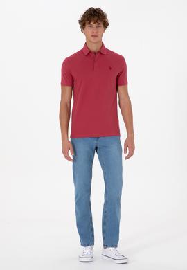 Erkek Vişne Basic Tişört - 50306015118